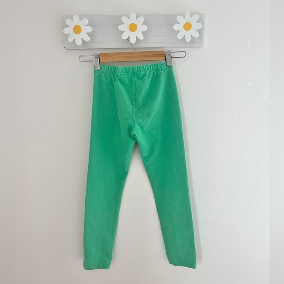 Hanna Andersson green leggings pants kids girls size 130 - Picture 2 of 5